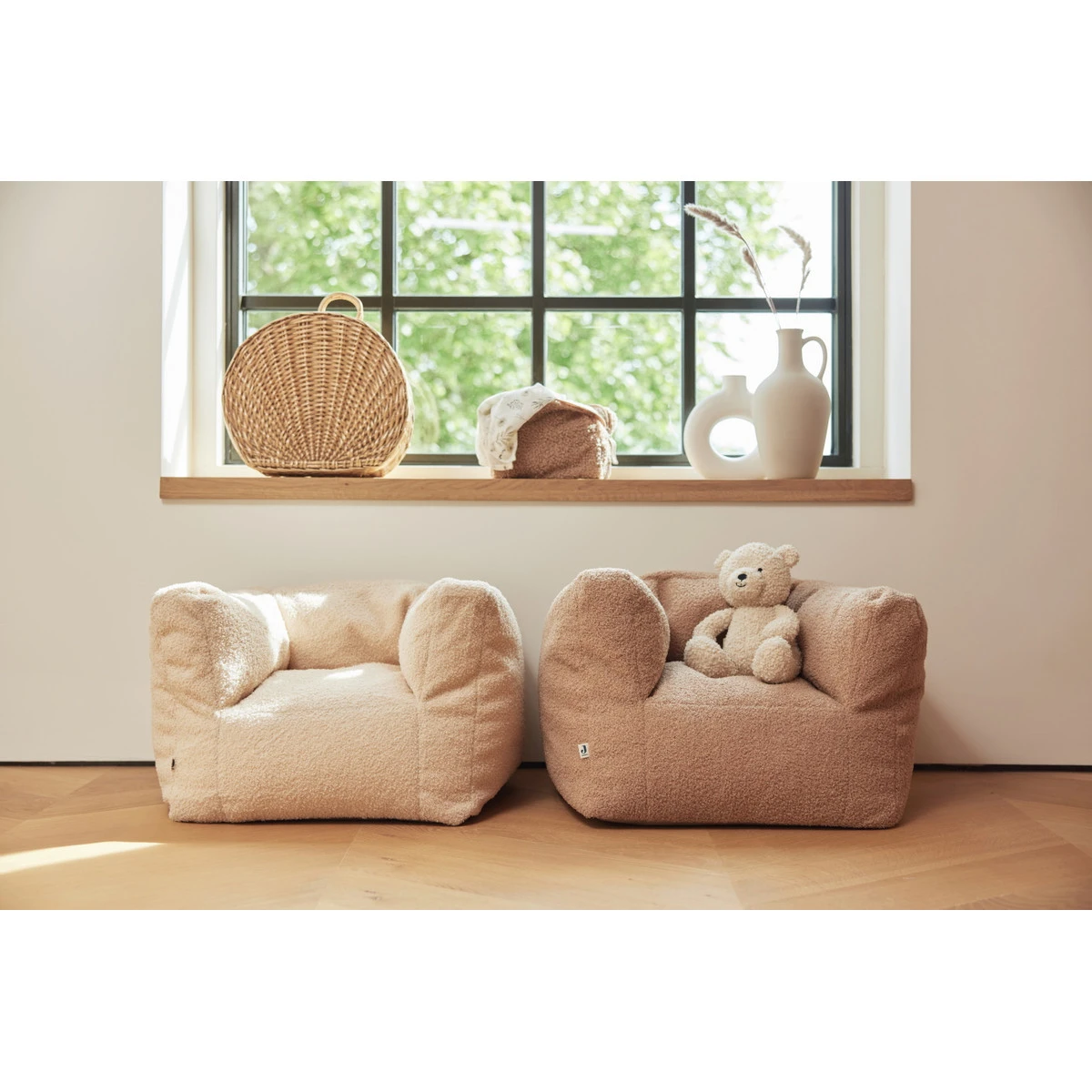 Jollein Boucle Biscuit Kinderfauteuil Beanbag 028-543-66067 7 Jollein Boucle Biscuit Kinderfauteuil Beanbag 028-543-66067 - Afbeelding 5