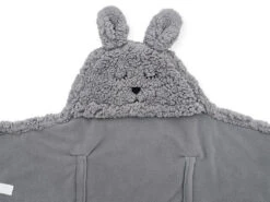 Jollein Bunny Storm Grey Wikkeldeken 032-566-65332 -Baby Thuis Verkoop jollein bunny storm grey wikkeldeken 032 566 65332 2