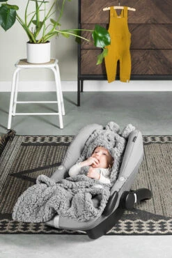 Jollein Bunny Storm Grey Wikkeldeken 032-566-65332 -Baby Thuis Verkoop jollein bunny storm grey wikkeldeken 032 566 65332 5