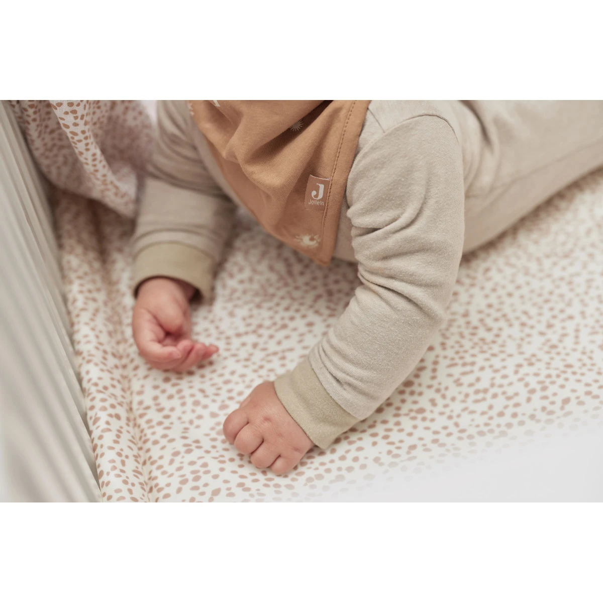 Jollein Dotted Biscuit 75 X 95 Cm Boxdek 018-512-66083 - Afbeelding 5