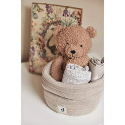 Jollein Pure Knit Nougat Commodemandje 580-001-67011 -Baby Thuis Verkoop jollein pure knit nougat commodemandje 580 001 67011 .4