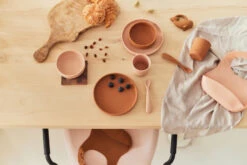 Jollein Pale Pink Siliconen Dinerset 705-007-00090 -Baby Thuis Verkoop jollein siliconen dinerset 4 1