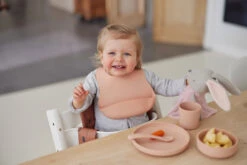 Jollein Pale Pink Siliconen Dinerset 705-007-00090 -Baby Thuis Verkoop jollein siliconen dinerset 8