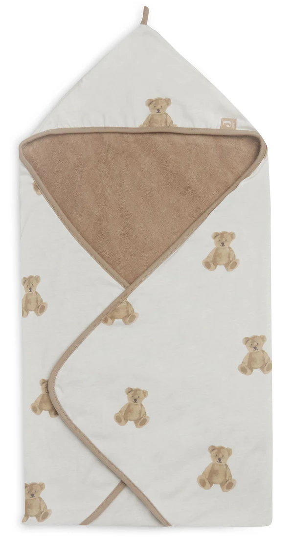 Jollein Teddy Bear 75 X 75 Cm Badcape 534-836-66095 5 Jollein Teddy Bear 75 X 75 Cm Badcape 534-836-66095 - Afbeelding 3