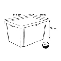 Keeeper Bambi Wit 45L Opbergbox 1223900126600 -Baby Thuis Verkoop keeeper bambi wit 45l opbergbox 1223900126600 5