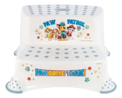 Keeeper PAW Patrol Wit/Blauw 2 Treden Opstapje 1003210029300 -Baby Thuis Verkoop keeeper paw patrol wit blauw 2 treden opstapje 1003210029300 2