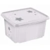 Keeeper Stars Wit 45L Opbergbox 1224351919600 -Baby Thuis Verkoop keeeper stars wit 45l opbergbox 1224351919600 1