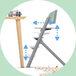 Kinderkraft Livy Oak 4-in-1 Meegroeistoel KHLIVY00WOD0000 -Baby Thuis Verkoop khlica00pnk0000 7 1920x1920 3