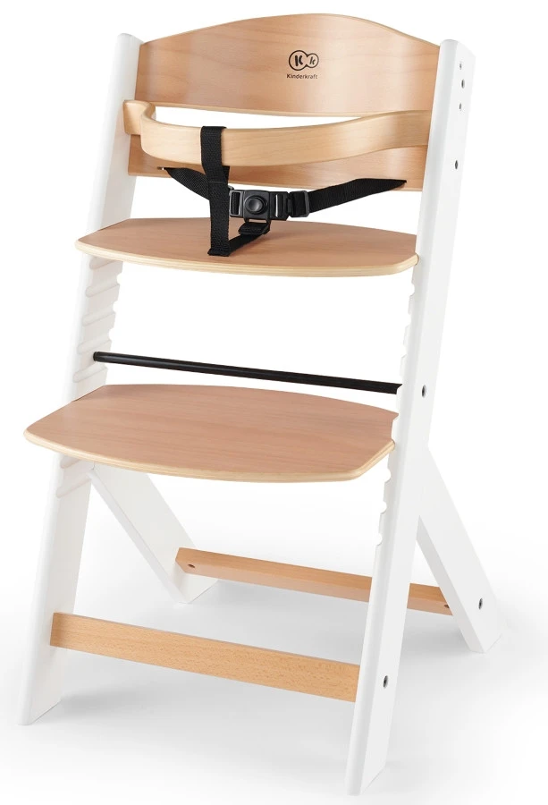 Kinderkraft Enock Wit/Naturel Houten Meegroei Kinderstoel KKKENOCWHT0000 5 Kinderkraft Enock Wit/Naturel Houten Meegroei Kinderstoel KKKENOCWHT0000 - Afbeelding 3