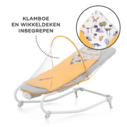 Kinderkraft Felio 2 Forest Yellow Bouncer Wipstoel KBFELI20YEL0000 -Baby Thuis Verkoop kinderkraft felio 2 forrest yellow bouncer wipstoel kbfeli20yel0000 5