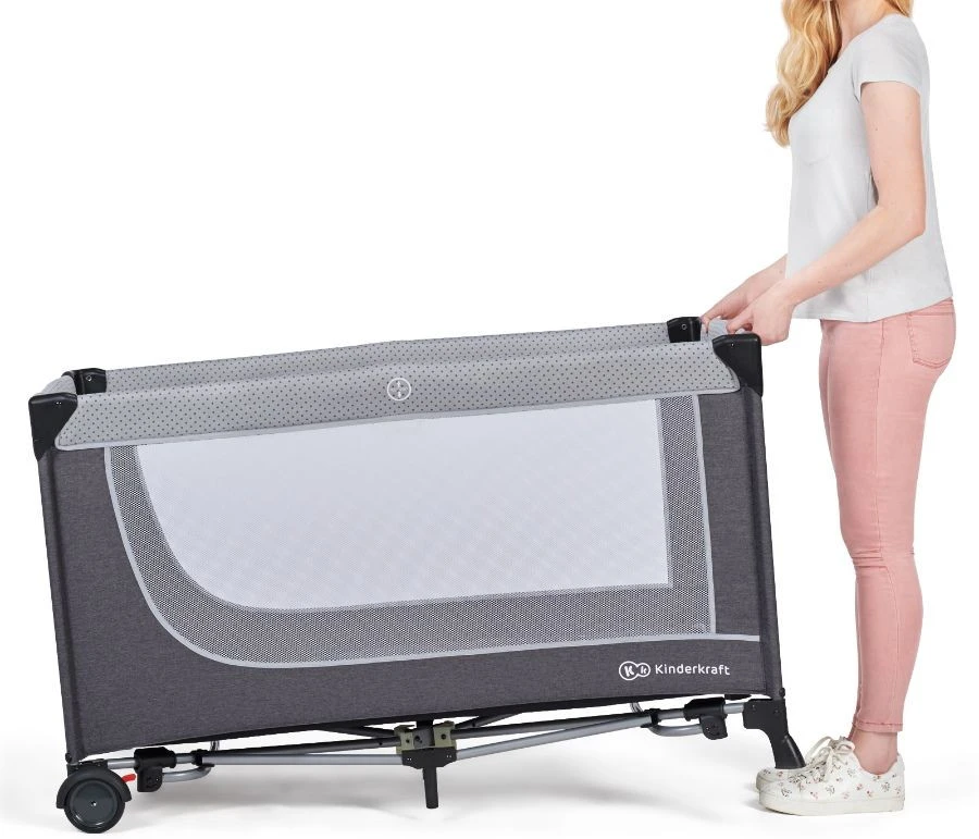 Kinderkraft Leody Pink Campingbed Met Accessoires KCLEOD00PNK00AC 9 Kinderkraft Leody Pink Campingbed Met Accessoires KCLEOD00PNK00AC - Afbeelding 7