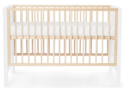 Kinderkraft Mia Wit Ledikant KKHMIAWHT0000 -Baby Thuis Verkoop kinderkraft mia wit ledikant incl. matras kkhmiawht000m 1 3 1