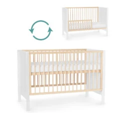 Kinderkraft Mia Wit Ledikant KKHMIAWHT0000 -Baby Thuis Verkoop kinderkraft mia wit ledikant incl. matras kkhmiawht000m 8 1