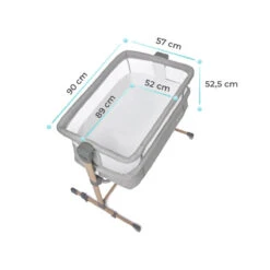 Kinderkraft Neste Air Grey Wieg Aan Bed KKLNEAIRGRY000 19 Kinderkraft Neste Air Grey Wieg Aan Bed KKLNEAIRGRY000 -Baby Thuis Verkoop kinderkraft neste air grey wieg aan bed kklneairgry000 .7