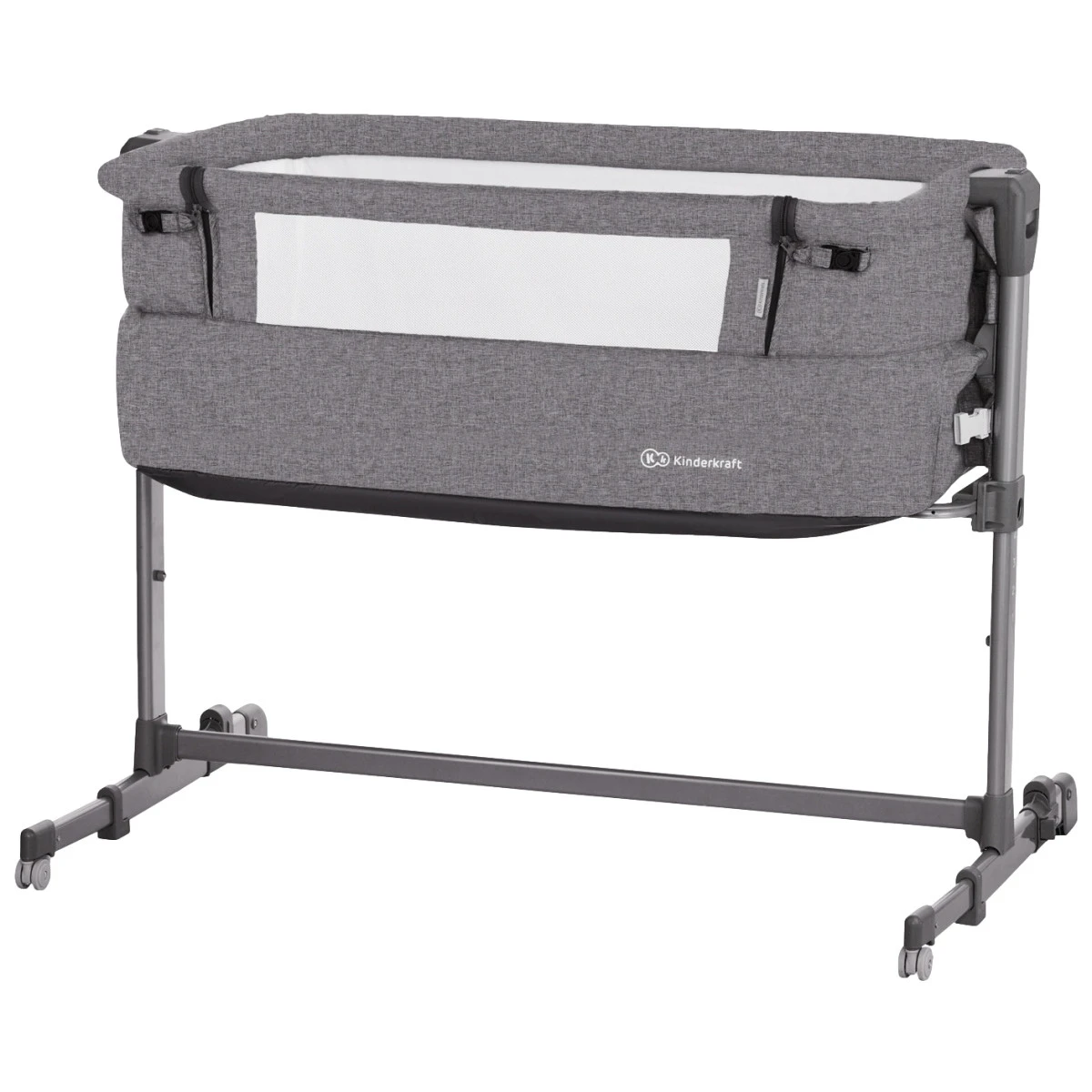 Kinderkraft Neste Up Melange Wieg Aan Bed KKLNESTGRYM00N 3 Kinderkraft Neste Up Melange Wieg Aan Bed KKLNESTGRYM00N