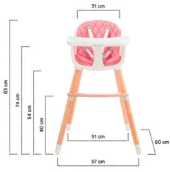 Kinderkraft Sienna Pink 2-in-1 Kinderstoel KKKSIENPNK0000 25 Kinderkraft Sienna Pink 2-in-1 Kinderstoel KKKSIENPNK0000 -Baby Thuis Verkoop kinderkraft sienna pink kinderstoel kkksienpnk0000 10