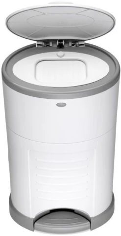 Korbell Wit Nappy Disposal System Luieremmer M250DSW -Baby Thuis Verkoop korbell luieremmer wit 4
