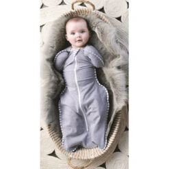 Love To Dream Swaddle Up 1.0 Grey Small 3-6 Kg Inbakerslaapzak L1001001GRS -Baby Thuis Verkoop kraken 1 2