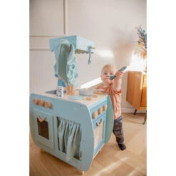 Label Label Groen Houten Bistro Keuken LLWT-34758 -Baby Thuis Verkoop label label groen houten bistro keuken llwt 34758 sfeer