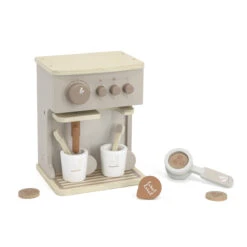 Label Label Nougat Houten Espresso Machine LLWT-37070 -Baby Thuis Verkoop label label nougat houten espresso machine 2