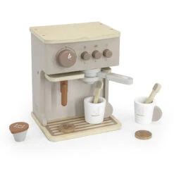 Label Label Nougat Houten Espresso Machine LLWT-37070 -Baby Thuis Verkoop label label nougat houten espresso machine 22