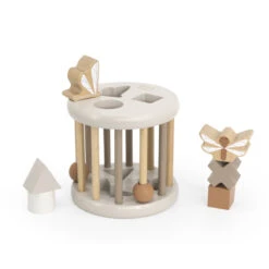 Label Label Nougat Houten Rollende Vormenstoof LLWT-37148 -Baby Thuis Verkoop label label nougat houten rollende vormenstoof llwt 37148 3