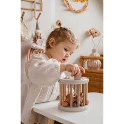 Label Label Nougat Houten Rollende Vormenstoof LLWT-37148 -Baby Thuis Verkoop label label nougat houten rollende vormenstoof llwt 37148 7