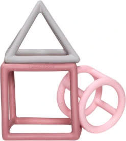 Label Label Roze 3 Stuks Geometrische Silicone Bijtringen LLST-15294 -Baby Thuis Verkoop label label roze 3 stuks geometrische silicone bijtringen llst 15294 2