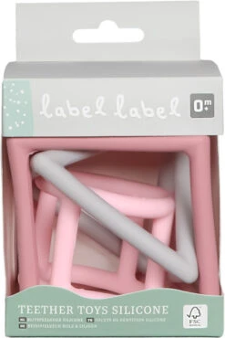 Label Label Roze 3 Stuks Geometrische Silicone Bijtringen LLST-15294 -Baby Thuis Verkoop label label roze 3 stuks geometrische silicone bijtringen llst 15294 4