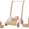 Label Label Roze Houten Loopwagen Met Blokken LLWT-24685 -Baby Thuis Verkoop label label roze houten loopwagen met blokken llwt 24685