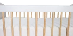MamaLoes Ledikant Karolina Wit/Naturel 60 X 120 Cm -Baby Thuis Verkoop ledikant karolina wit naturel03