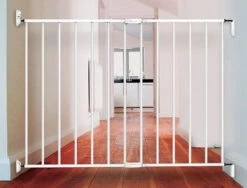 Noma Zwart Metaal Uitschuifbaar Traphek/Veiligheidshek 93330 7 Noma Zwart Metaal Uitschuifbaar Traphek/Veiligheidshek 93330 -Baby Thuis Verkoop lifestyle gate ex metal 4 1