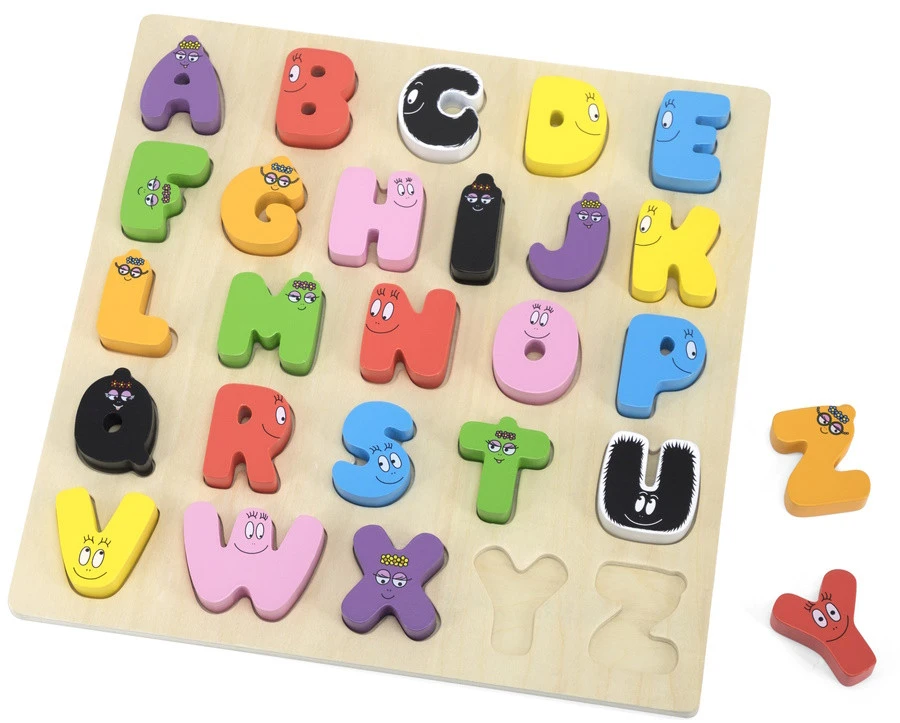 Label Label Barbapapa Houten Alfabet Blokken LLBB-35823 3 Label Label Barbapapa Houten Alfabet Blokken LLBB-35823