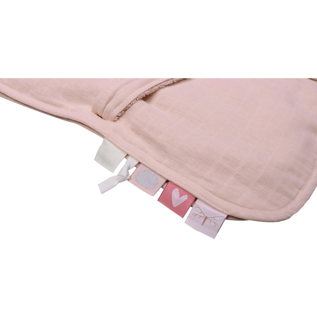 Label Label Blush Pink Badstof/Hydrofiel Badjas LLTT-934666 7 Label Label Blush Pink Badstof/Hydrofiel Badjas LLTT-934666 - Afbeelding 5