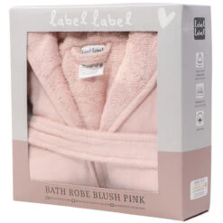 Label Label Blush Pink Badstof/Hydrofiel Badjas LLTT-934666 15 Label Label Blush Pink Badstof/Hydrofiel Badjas LLTT-934666 -Baby Thuis Verkoop lltt 934666 bath robe blush pink 07