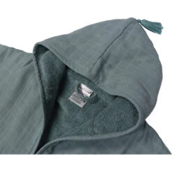 Label Label Silver Blue Badstof/Hydrofiel Badjas LLTT-934673 -Baby Thuis Verkoop lltt 934673 bath robe silver blue 05