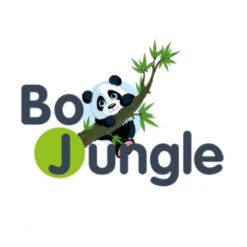 Bo Jungle B-Portable Swing Dolphy Roze/Grijs Babyschommel B700640 -Baby Thuis Verkoop logo bo jungle 13 2