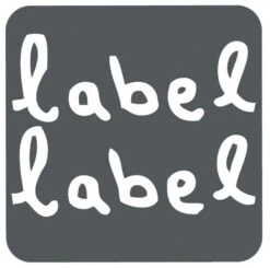 Label Label Roze Houten Tuimelring Piramide LLWT-25224 -Baby Thuis Verkoop logo label label 19