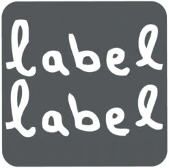 Label Label Zwart/Wit Silicone Stapeltoren LLST-15379 -Baby Thuis Verkoop logo label label 41