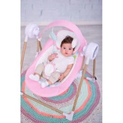 Lorelli Twinkle Beige Babyschommel 1009008-001 -Baby Thuis Verkoop lorelli twinkle pink babyswing 1009008 003 4