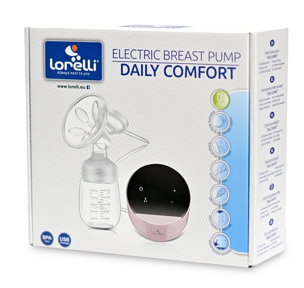 Lorelli Daily Comfort White Elektrische Borstkolf 1022058-0003 4 Lorelli Daily Comfort White Elektrische Borstkolf 1022058-0003 - Afbeelding 2