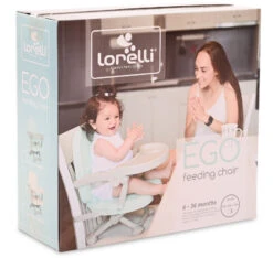 Lorelli Ego Green Inklapbare Stoelverhoger 1010048-0001 -Baby Thuis Verkoop lorelli ego beige kinderstoel 1010048 0002 8 1