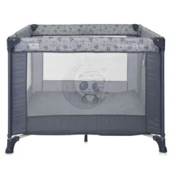Lorelli Game Zone Cool Grey Pandas Inklapbare Box 1008014-2362 -Baby Thuis Verkoop lorelli game zone cool grey pandas inklapbare box 2