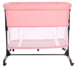 Lorelli Milano Pink 2-in-1 Wieg Aan Bed 1008044-0001 -Baby Thuis Verkoop lorelli milano pink 2 in 1 wieg aan bed 1008044 0001 5