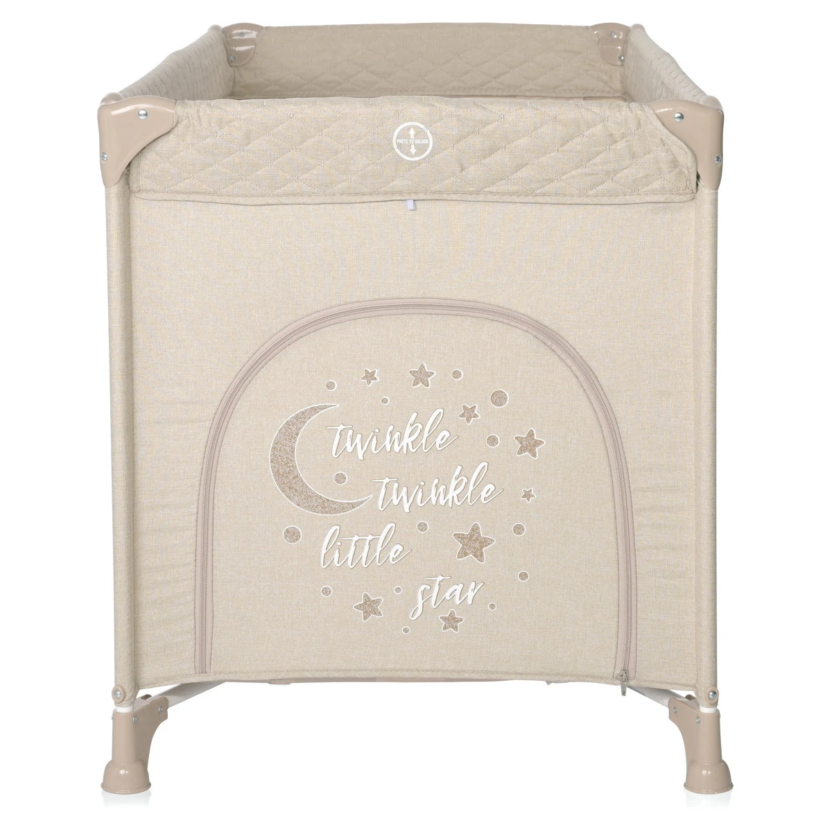 Lorelli Noemi Fog Beige Campingbed 1008054-2217 6 Lorelli Noemi Fog Beige Campingbed 1008054-2217 - Afbeelding 4