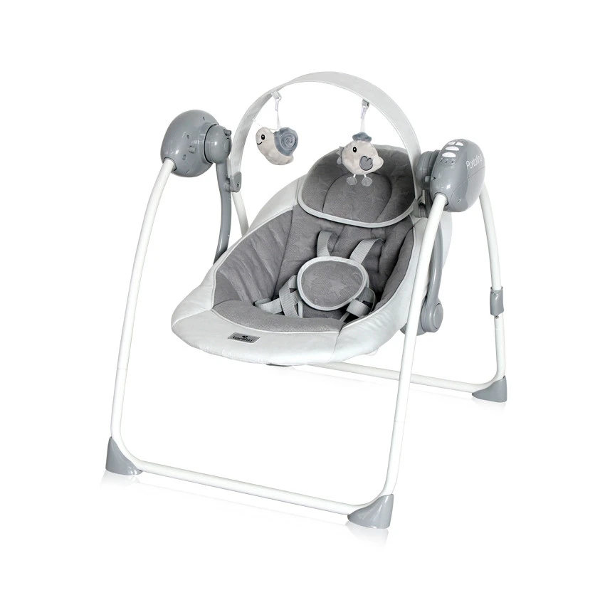 Lorelli Portofino Cool Grey Stars Babyschommel 1009006-2147 3 Lorelli Portofino Cool Grey Stars Babyschommel 1009006-2147