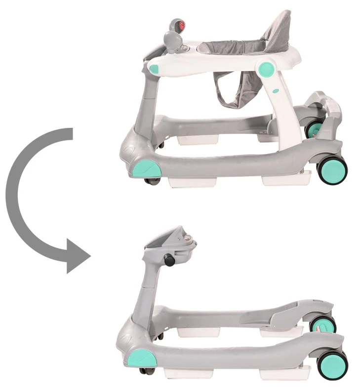 Lorelli Rider Grey & White 2-in-1 Loopstoeltje 1012039-0001 - Afbeelding 3