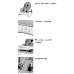 Lorelli Alex Frosty Green Stars Baby Rocker Wipstoel 1011012-2146 -Baby Thuis Verkoop lorelli stars baby rocker 2