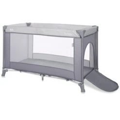 Lorelli Torino Grey Striped Campingbed 1008045-2213 -Baby Thuis Verkoop lorelli torino grey striped campingbed 1008045 2213 3
