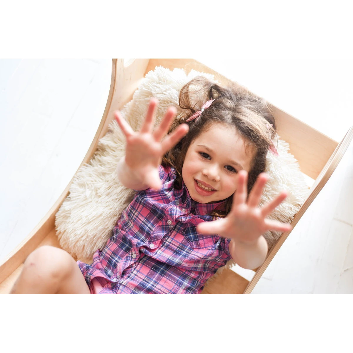 Luna Toys Naturel Houten Schommelstoel / Rocker LU-36899 8 Luna Toys Naturel Houten Schommelstoel / Rocker LU-36899 - Afbeelding 6